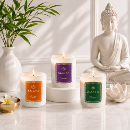 Wellness-All-Day Candles (Set of Uplift, Energise and Unwind Candles)